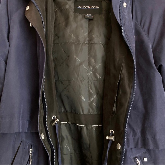 Vintage London Fog Hooded Short Trench Coat, Style: Leah - Picture 12 of 15